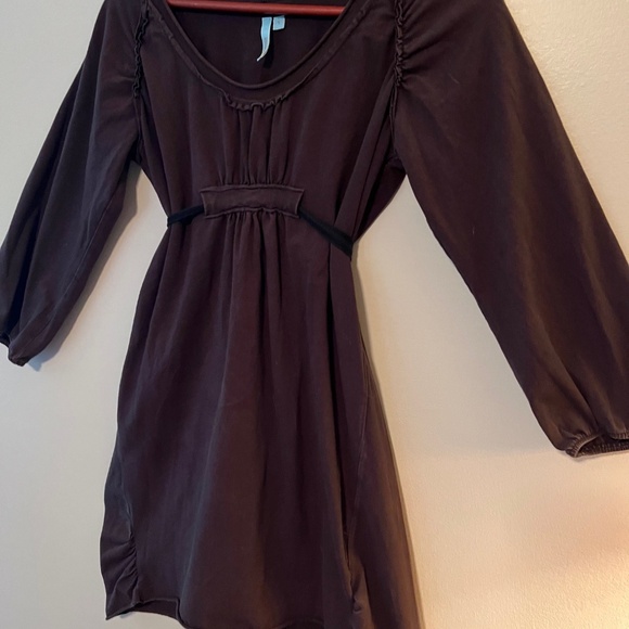 Aquarius Tunic Top W/ Black Tie - Size S - Picture 4 of 10